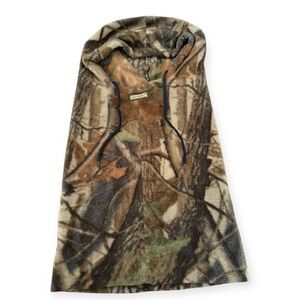 Remington Camo Fleece Hooded Poncho / Neck Warmer Men's One Size